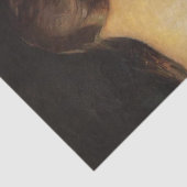 Frau trocknet ihr Haar (von Joseph DeCamp) Seidenpapier (Detail)