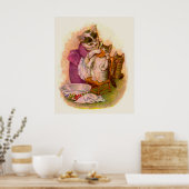 Frau Twitchit und Moppet (in 23 Größen) Poster (Küche)