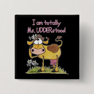 Frau UDDERstand Button