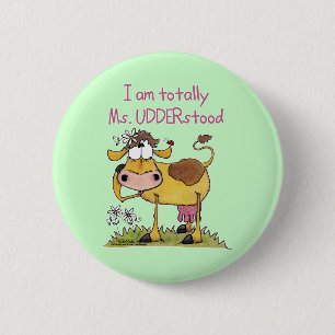 Frau UDDERstand Button
