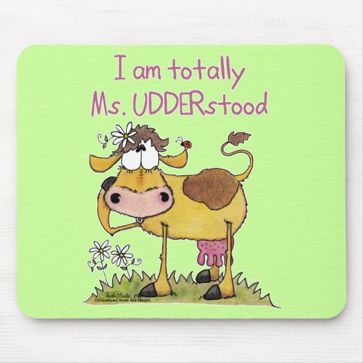 Frau UDDERstand Mousepad (Vorne)