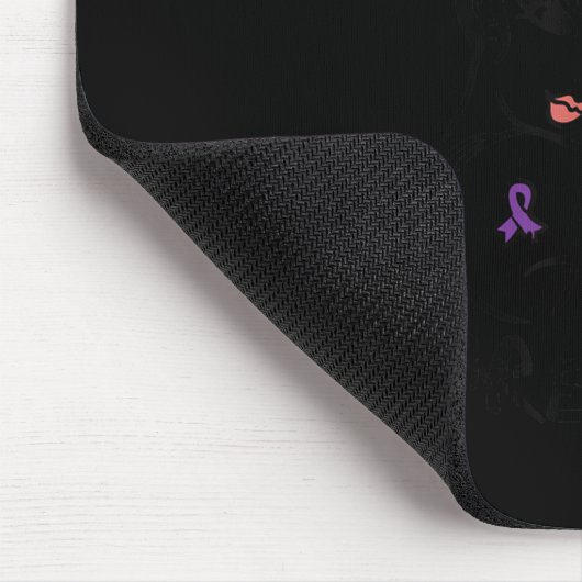 Frau Unbrechable Ribbon Lupus Awareness Women Moti Mousepad (Ecke)