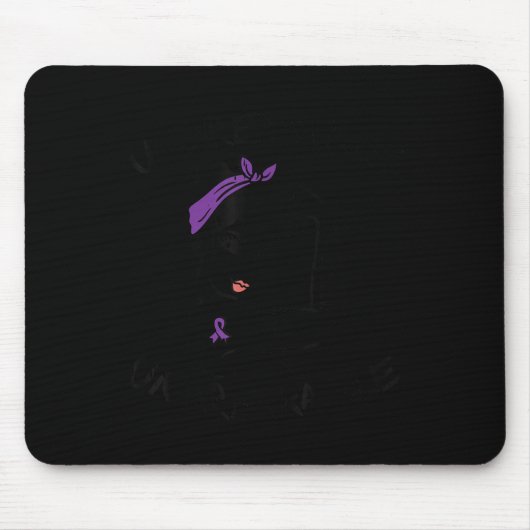 Frau Unbrechable Ribbon Lupus Awareness Women Moti Mousepad (Vorne)
