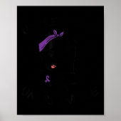 Frau Unbrechable Ribbon Lupus Awareness Women Moti Poster (Vorne)