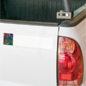 Frau und Blume, tiefe Farben (m4sol) Autoaufkleber (Auf Lkw)