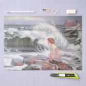 Frau und die Welle (von Frantisek Kupka) Seidenpapier (Handwerk)