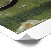 Frau und Fahrrad (nach De Kooning) Poster (Ecke)