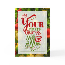 Frau und Frau 1. Weihnachten Lesbische Lebenspartn