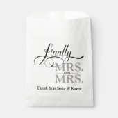 Frau und Frau LBGTQ Geschenktütchen (Vorderseite)