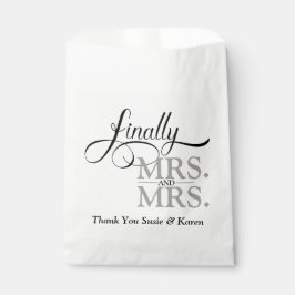 Frau und Frau LBGTQ Geschenktütchen