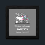 Frau und Frau Personalisiert Lesbian Wedding Gift Erinnerungskiste<br><div class="desc">Ein besonderes Hochzeitsgeschenk an einem besonderen Tag für das glückliche lesbische Paar. Dieses niedliche Design,  "MRS und MRS" mit einem niedlichen Paar von Liebesvögeln und Vogelhaus in Rosa und Blau. Vergessen Sie nicht,  es mit dem Datum der Hochzeit und ihren Namen und Nachnamen für diese besondere Touch zu personalisieren.</div>