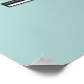 Frau und Frau Personalisiert Lesbian Wedding Gift Poster (Ecke)