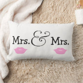 Frau und Frau Two Brides Lips Wedding Geschenk Lendenkissen (Decke)