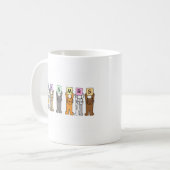 Frau und Glückwünsche Frau-Wedding Kaffeetasse (Vorderseite Links)