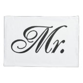 Frau und Herr Pillowcase Kissenbezug (Rückseite)