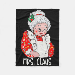 Frau und Herr Santa Claus Paare passende Weihnacht Fleecedecke