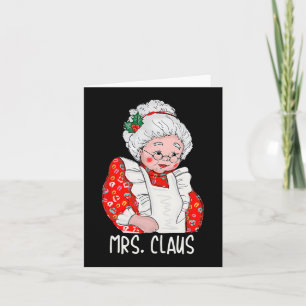 Frau und Herr Santa Claus Paare treffen Weihnachte Karte