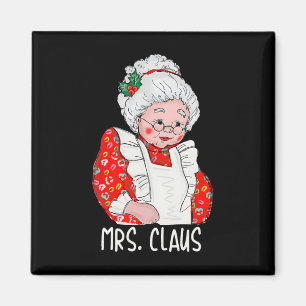 Frau und Herr Santa Claus Paare treffen Weihnachte Magnet