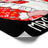 Frau und Herr Santa Claus Paare treffen Weihnachte Poster (Ecke)