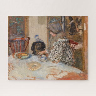 Frau und Hund an der Tabelle   Paul Bonnard   Puzzle