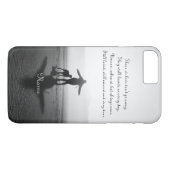 Frau und Hund - die einzigen in der Welt Case-Mate iPhone Hülle (Rückseite (Horizontal))