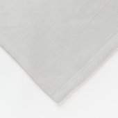 Frau und Hund - die einzigen in der Welt Fleecedecke (Ecke)