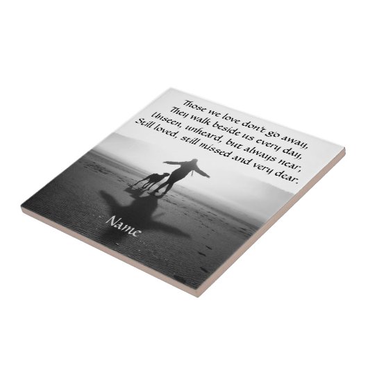 Frau und Hund - die einzigen in der Welt Fliese (Seite)