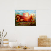 Frau und ihr Zuhause Poster (Küche)