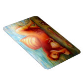 Frau und ihre Zuhause Magnet (Rechte Seite)