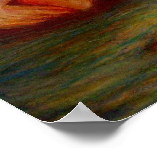 Frau und ihre Zuhause Poster (Ecke)