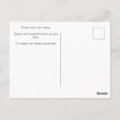 Frau und Kind im Blumengarten zum Muttertag Postkarte (Rückseite)