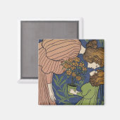 Frau und Kind Magnet (Vorderseite/Rückseite)