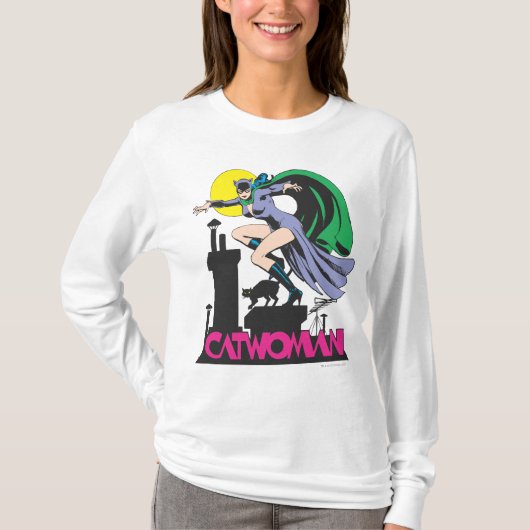 Frau und Logo rosa T-Shirt (Vorderseite)