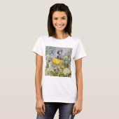 Frau und Löwenzahn T-Shirt (Vorne ganz)