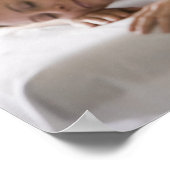 Frau und Mann auf Massagebänken Poster (Ecke)