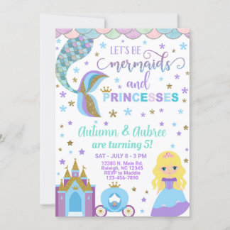 Frau und Prinzessin zum Geburtstag. Einladung