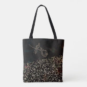 Frau und Rose Tasche (Rückseite)