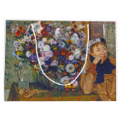 Frau und Vase der Blume, Edgar Degas Große Geschenktüte (Rückseite)