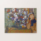 Frau und Vase der Blume, Edgar Degas Puzzle (Horizontal)