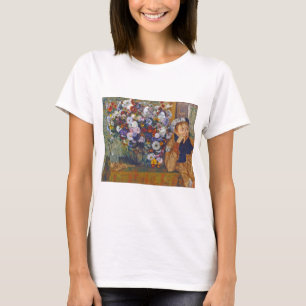 Frau und Vase der Blume, Edgar Degas T-Shirt