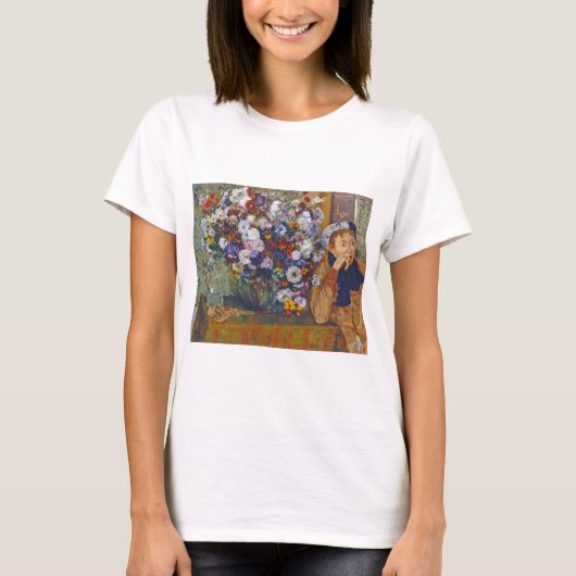Frau und Vase der Blume, Edgar Degas T-Shirt (Vorderseite)