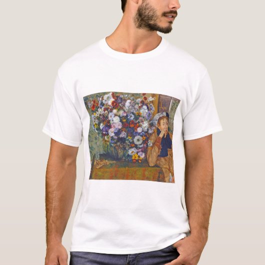 Frau und Vase der Blume, Edgar Degas T-Shirt (Vorderseite)