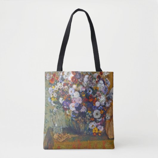 Frau und Vase der Blume, Edgar Degas Tasche (Vorderseite)