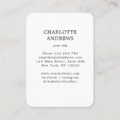 Frau Universe Energy Heiler Reiki Spirituell Visitenkarte (Rückseite)