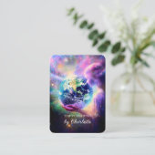 Frau Universe Energy Heiler Reiki Spirituell Visitenkarte (Stehend Vorderseite)