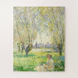 Frau unter den Willows von Claude Monet Puzzle