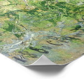 Frau unter Willows, Monet 1880 Poster (Ecke)