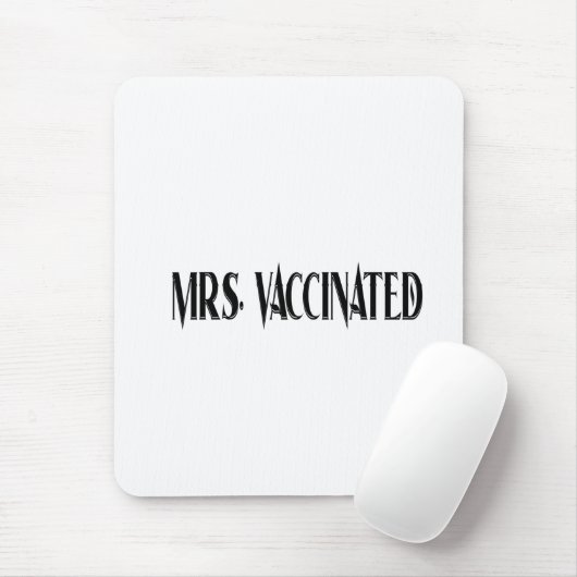 Frau Vaccected Mousepad (Mit Mouse)