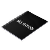 Frau Vaccected Notizblock (Linke Seite)