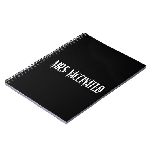 Frau Vaccected Notizblock (Linke Seite)